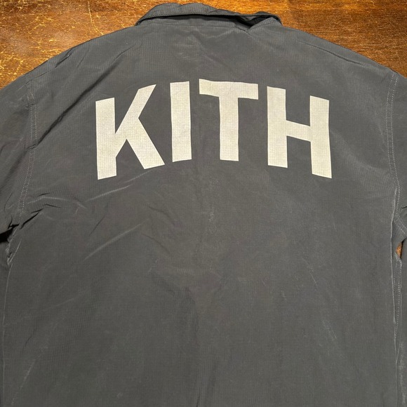 KITH Ripstop Jacket Gray Mens XS Accents Lightweight Bomber Paratrooper - Picture 1 of 12